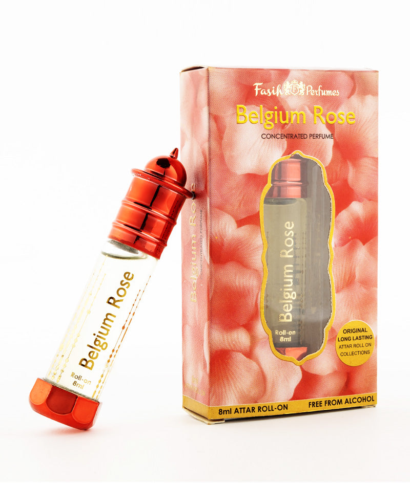 BELGIUM ROSE ROLLON- Alcohol Free (8ml)