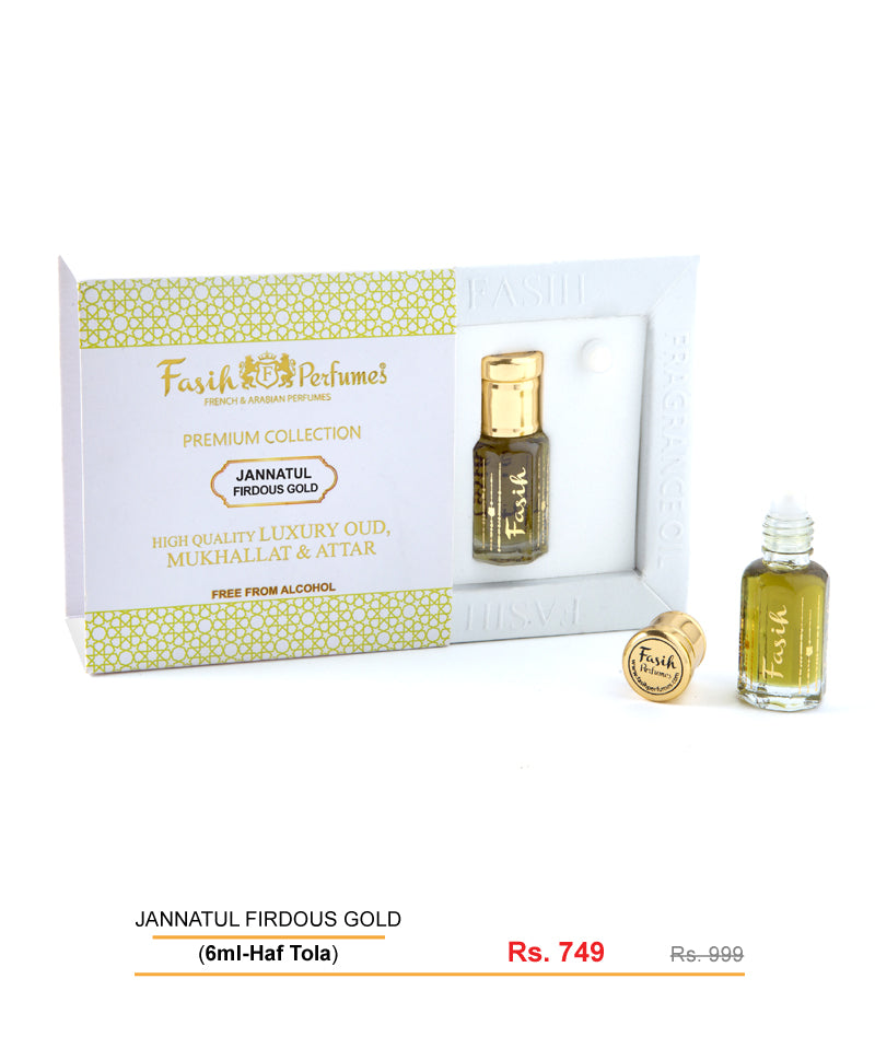 JANNATUL FIRDOS GOLD - Alcohol Free (6ml & 12ml)