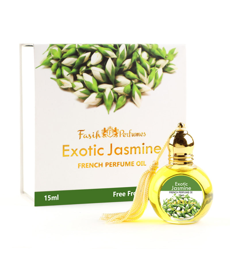 FRENCH EXOTIC JASMINE- Perfume Oil (15ml), Alcohol Free