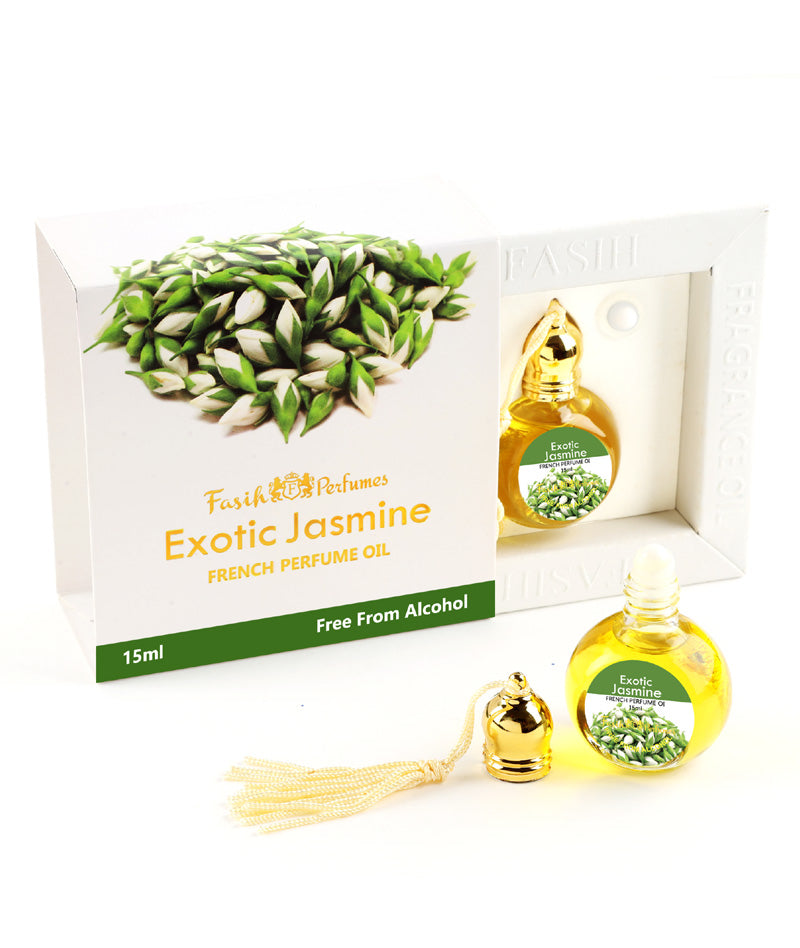 FRENCH EXOTIC JASMINE- Perfume Oil (15ml), Alcohol Free